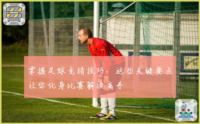 掌握足球竞猜技巧，这些关键要点让你化身比赛解读高手