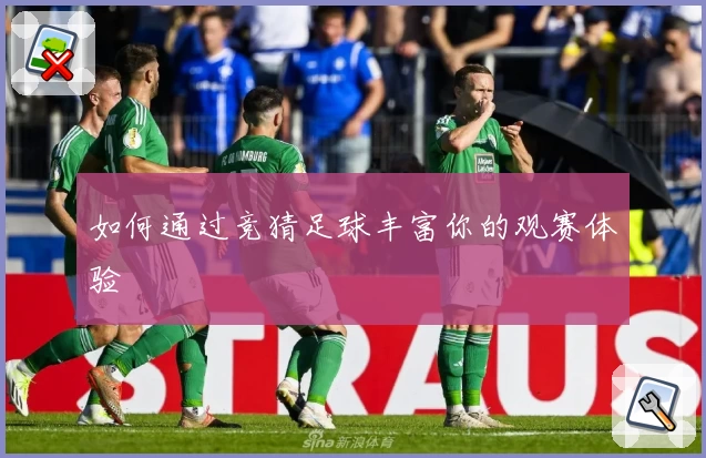 如何通过竞猜足球丰富你的观赛体验