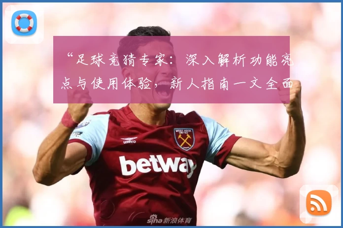 “足球竞猜专家：深入解析功能亮点与使用体验，新人指南一文全面掌握”